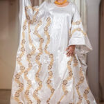 White Bazin Riche Boubou