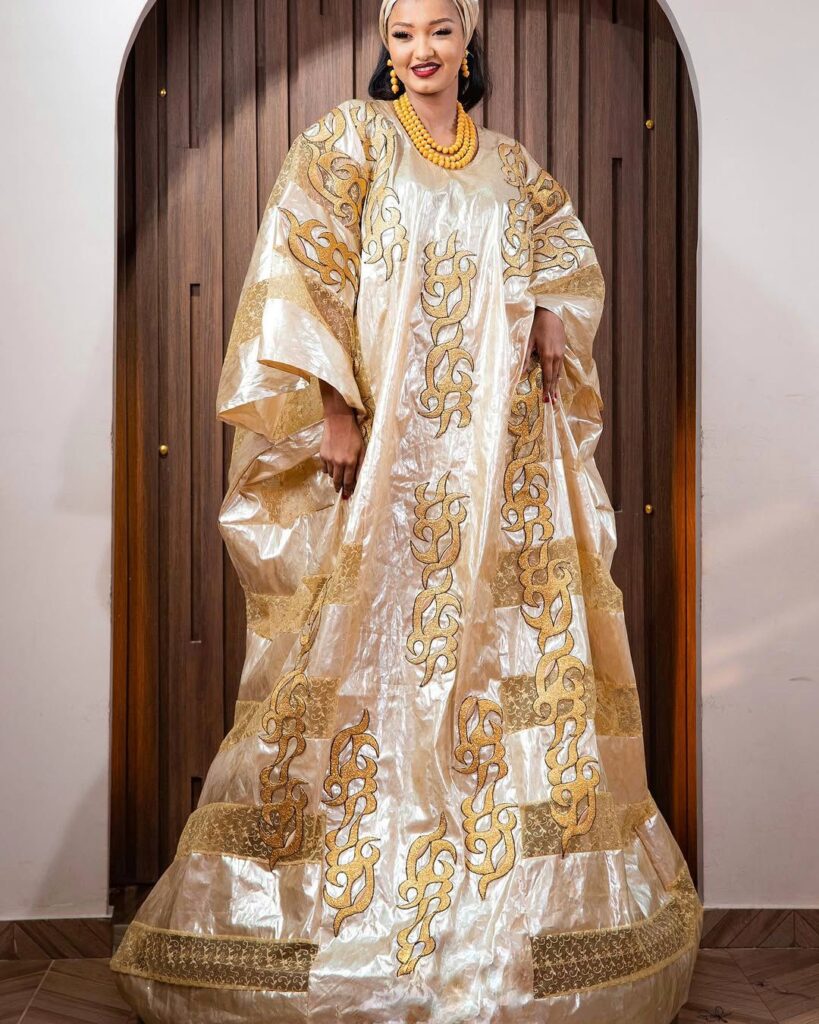 Women’s grandboubou bazin riche fabric