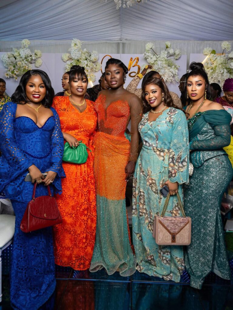 Senegalese guest at an African wedding 
