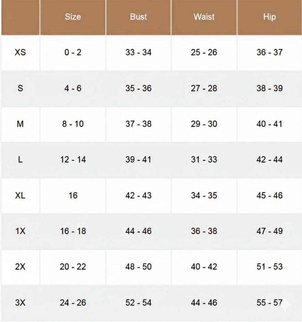 African clothing size guide for women – bazin dresses and boubous