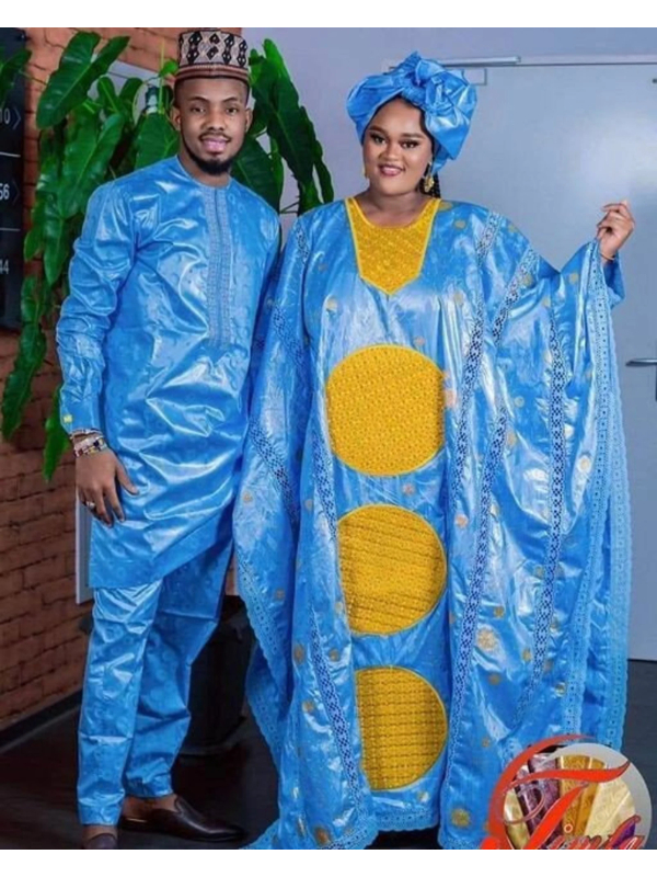 Couples grandbubu Wedding African Dresses
