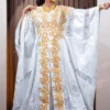 Custom-Tailored Bazin Boubou African Dress – Premium Getzner Riche