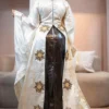 Bazin Wedding Dress – Custom-Made African Bazin Boubou for Celebrations
