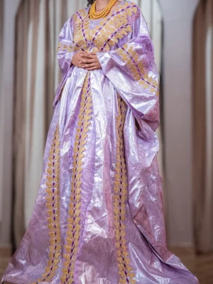 Laveder bazin boubou Lavender bazin African Clothing Women