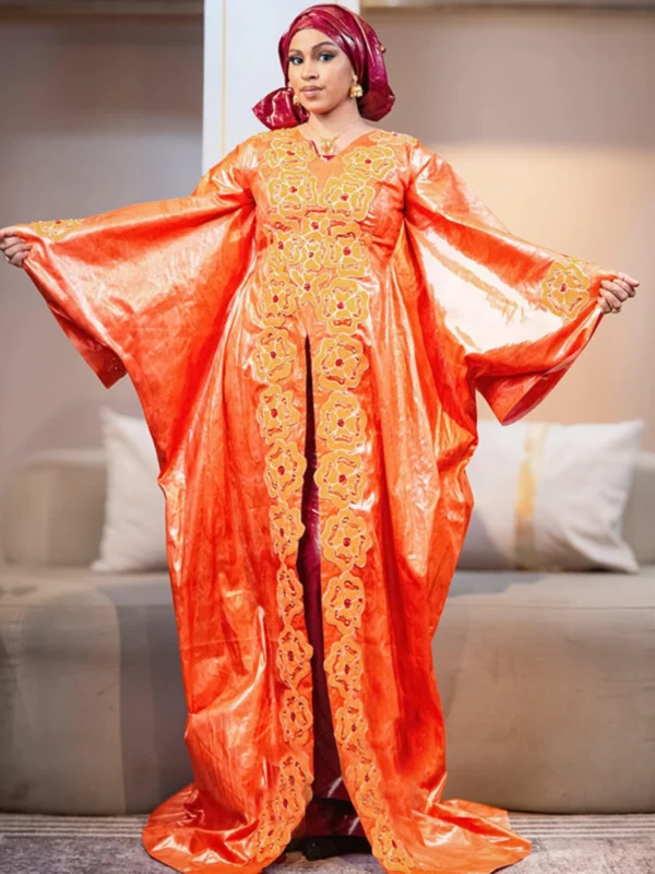 Senegalese Traditional Dress | Custom Bazin Riche Getzner Boubou