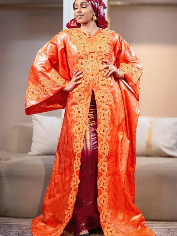 Senegalese Traditional Dress | Custom Bazin Riche Getzner Boubou