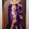 Purple West African Eid Dress