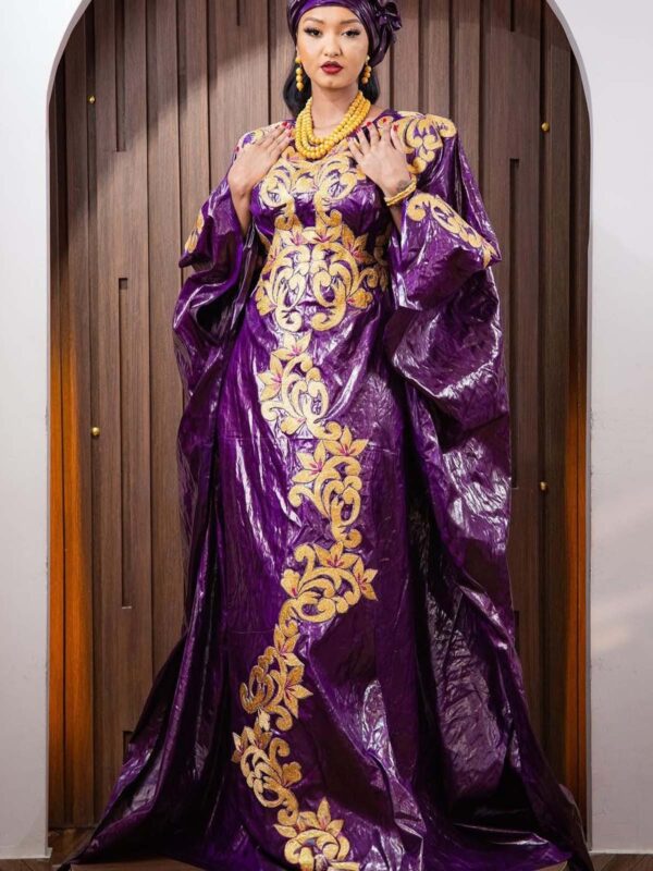 Purple West African Eid Dress