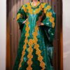 Green bazin Party African Dress