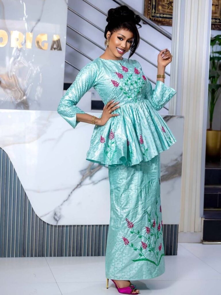 African dress for casual outing Ankara fashion