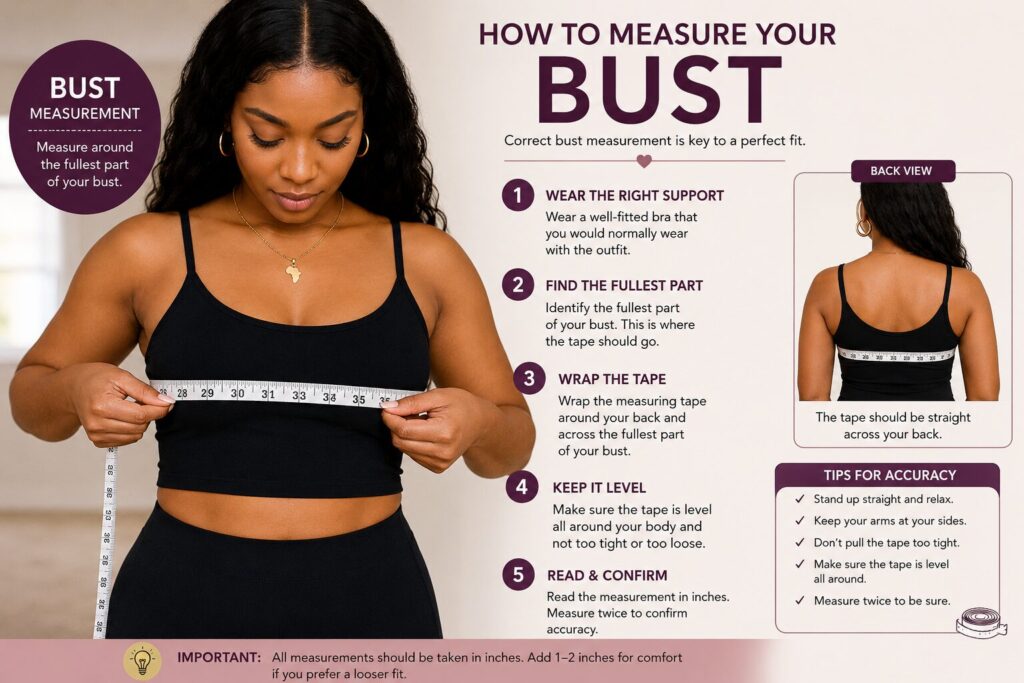 How to Measure Yourself at Home for a Perfect Dress Fit