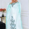 Embroidered Bazin Dress – Flowing African Boubou for Special Occasions