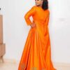 Muslim Modest African Clothing for Women – Custom Bazin Maxi Dress