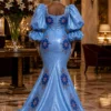 African Attire for Women, Traditional African Clothing with Embroidery